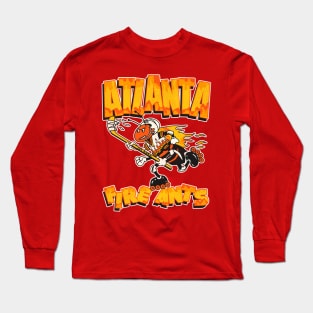 Defunct Atlanta Fire Ants Roller Hockey Long Sleeve T-Shirt